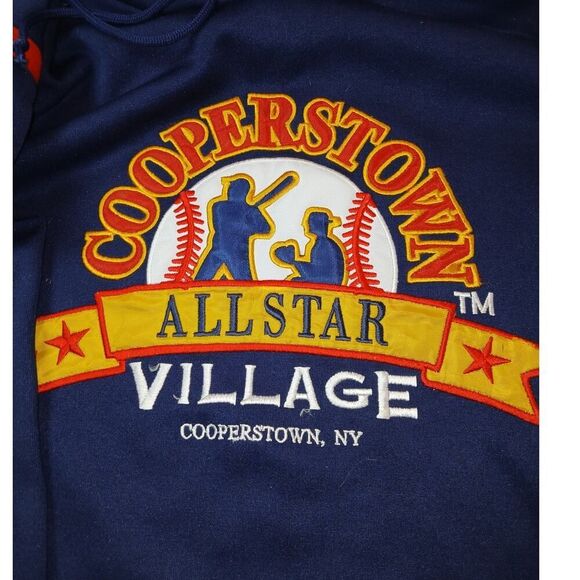 Cooperstown All Star Village Embroidered Hoodie - Size Small - Picture 2 of 3